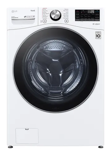 Lavadora carga frontal - LG F0P3CYV2W, 20 kg, 1000 rpm, 14 programas, TurboWash™ 360˚, Steam™, Blanco