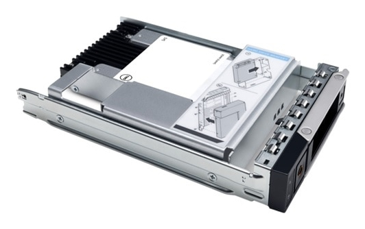 Dell 480GB SSD SATA Mix Use 6Gbps 512e 2.5in with 3.5in 345-BJQN