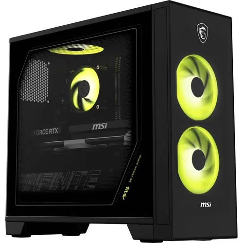 PC gaming - MSI MAG Infinite S AI 2NVL5-016EU, Intel® Core™ Ultra 5 225F, 16GB RAM, 512GB SSD, GeForce RTX™ 5060, Windows 11 Home, Negro