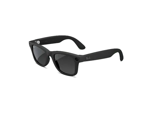 Gafas IA - Ray-Ban Meta Wayfarer (Gen 2), Negro mate, Lentes polarizadas en grafito degradado, Talla estándar