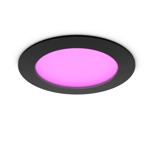 Philips Hue White & Color Ambiance Empotrable Fino 170 mm Negro