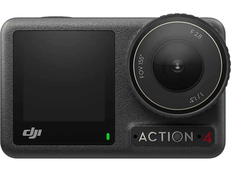 Cámara deportiva - DJI Osmo Action 4 Adventure Combo, 4K, Sumergible hasta 18 m, 2 pantallas táctiles, Negro