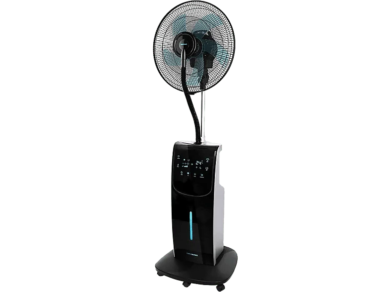 Ventilador de agua - Cecotec EnergySilence 790 FreshEssence Ionic, 90 W, 3.1 l, 12 h, Control remoto, Negro