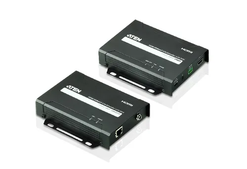 ATEN VE802 Transmisor y receptor de señales AV Negro VE802-AT-G