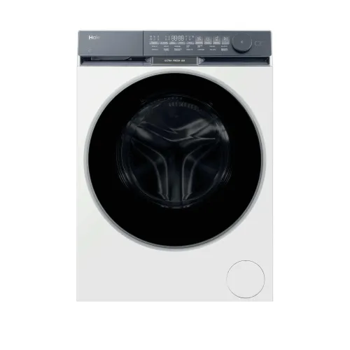 Lavadora carga frontal - Haier X9 Series HW110-B14387UIB, 11 kg, 1400 rpm, Función Vapor, Blanco