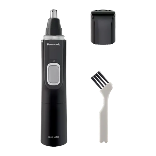 Cortapelos nariz y orejas Panasonic Acero inoxidable Lavable Negro ER-GN300