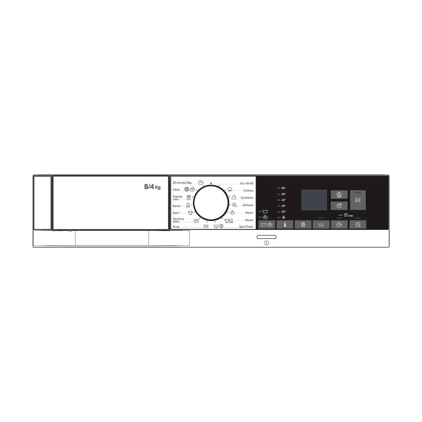 Electrolux panel mandos, blanco 140209720014