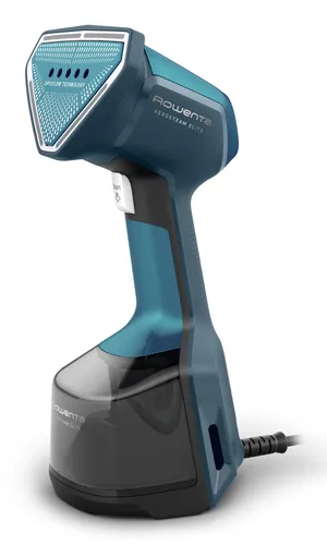 Cepillo de vapor - Rowenta AeroSteam Elite DR9920, Plancha 2 en 1, Vapor y succión, Depósito 200 ml, Interfaz táctil con 3 modos, Azul