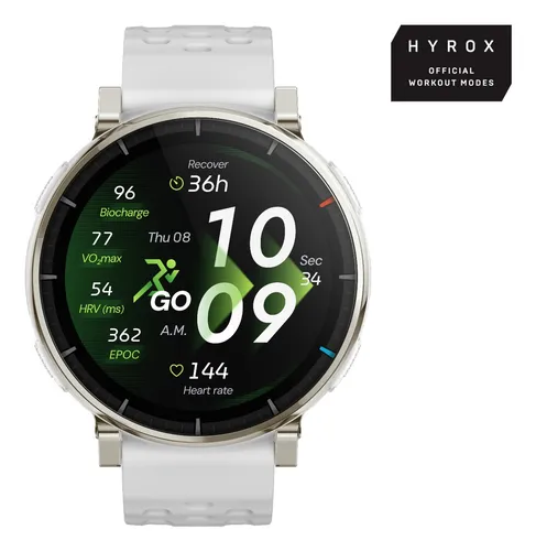 Amazfit Active 3 Premium 1.32" AMOLED Táctil GPS Aero White - Smartwatch
