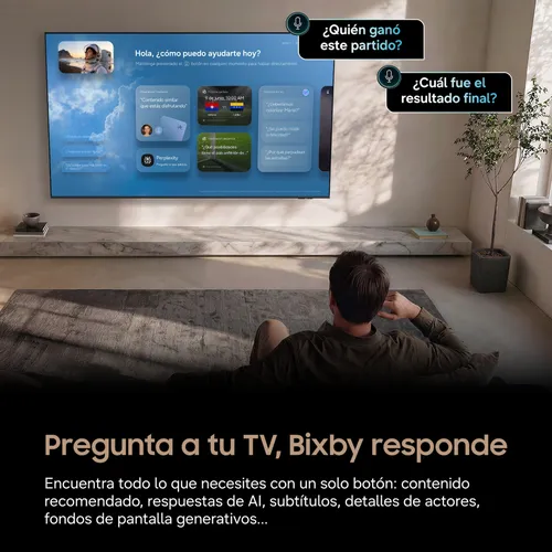 TV RGB Micro LED 100" - SAMSUNG TMR100R85HUXXC, UHD 4K, AI Engine, Smart TV, Full AI, Negro: imagen 2