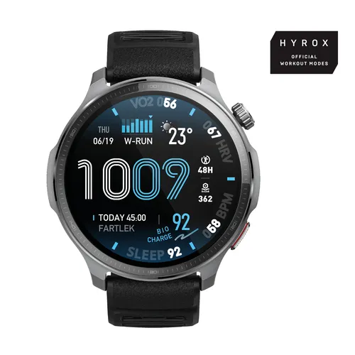 Smartwatch - Amazfit Balance 2 XT, Correa 22 mm, 5 ATM, Hasta 21 días de Autonomía, Zepp, Negro