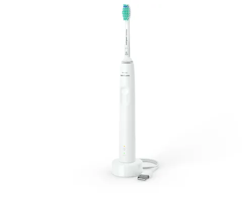 Philips - Cepillo de dientes eléctrico Philips Sonicare 3100, tecnología sónica, sensor de presión.