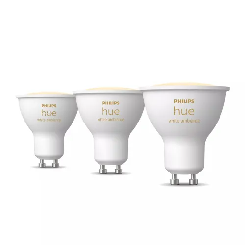 Philips Hue White Ambiance Gu10 - Foco Inteligente - (paquete De 3)