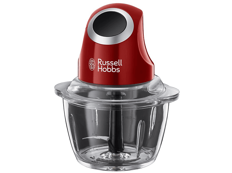 Picadora - Russell Hobbs Desire 24660-56, 200 W, Capacidad 0.5 l, Rojo