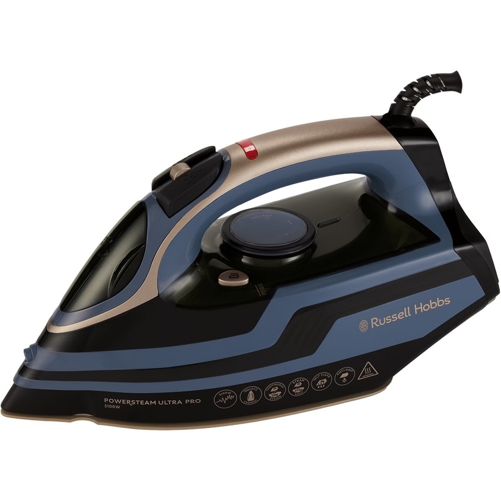 Russell Hobbs - Plancha de vapor Russell Hobbs Power Steam con suela cerámica de cuarzo.