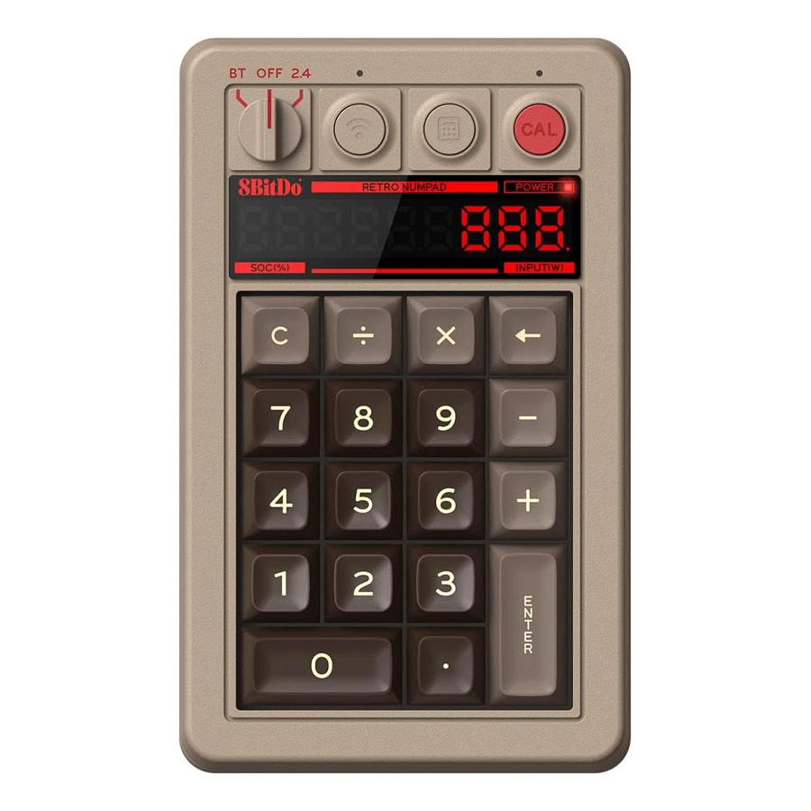 Teclado Mecanico Numerico con Calculadora Retro18 8BitDo PC