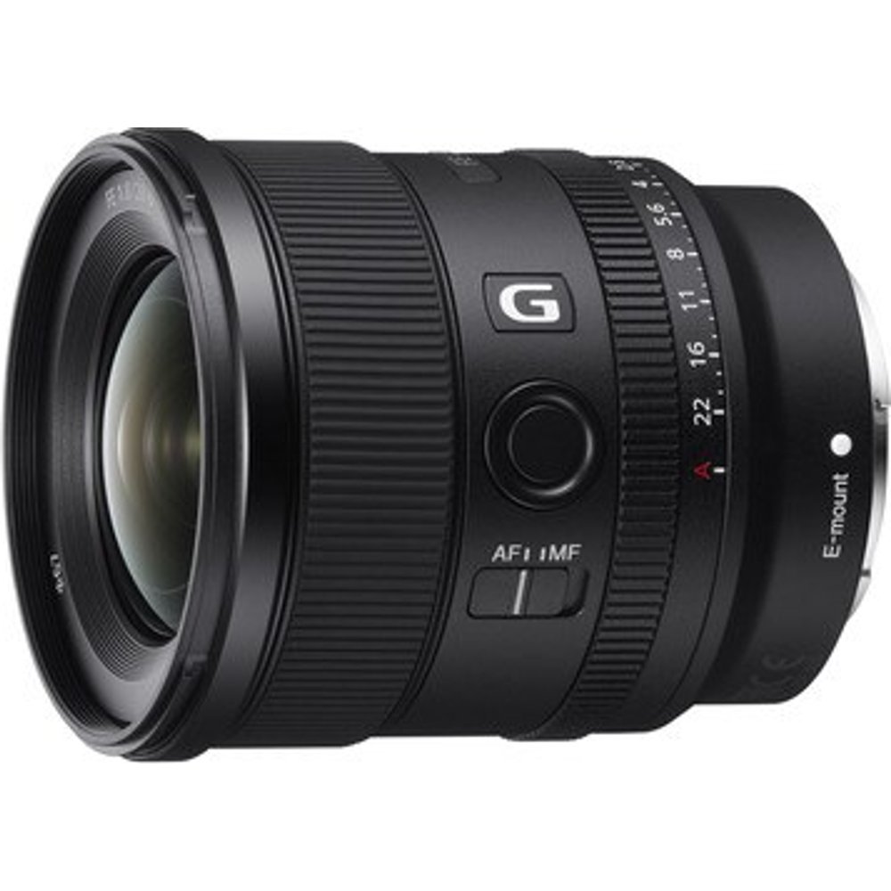 Sony - Objetivo Sony FE 20mm F-1.8 G para montura tipo E de Sony.