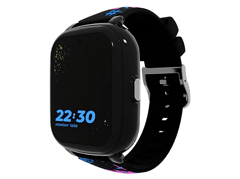 SmartWatch SaveFamily Iconic Plus 2 Correa Silicona Estampada Negro Street Slyle 4G