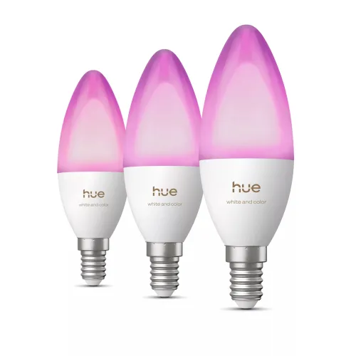 Philips Hue White & Color Ambiance Vela B39 - Bombilla Led Inteligente E14