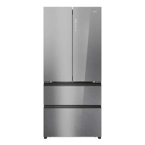 Frigorífico americano - Haier FD 83 Series 7 HFR7819ENGC Cristal, No Frost, 190 cm, 504 l, My Zone, Daylight, Inox