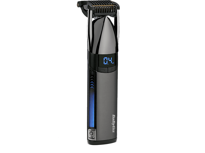 Barbero - BaByliss Super-X Metal S991E, Acero Japonés, Longitud de Corte 0,4 mm a 5 mm, Precisión 0,2 90 min Uso, Black Edition