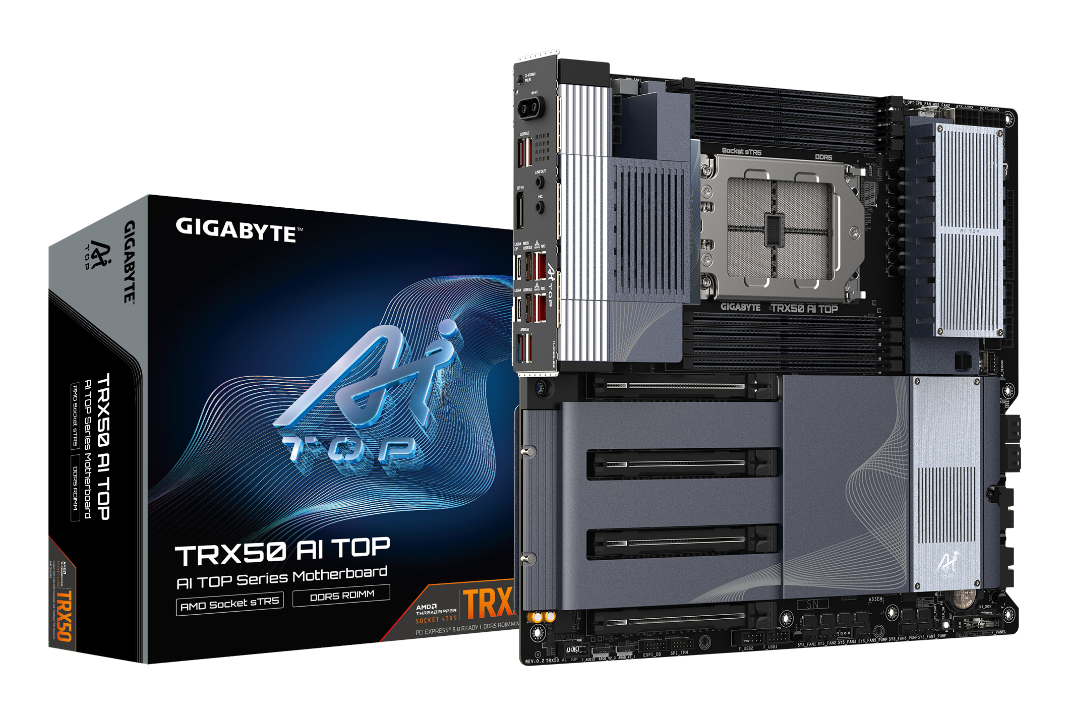 Gigabyte TRX50 AI TOP Socket sTR5