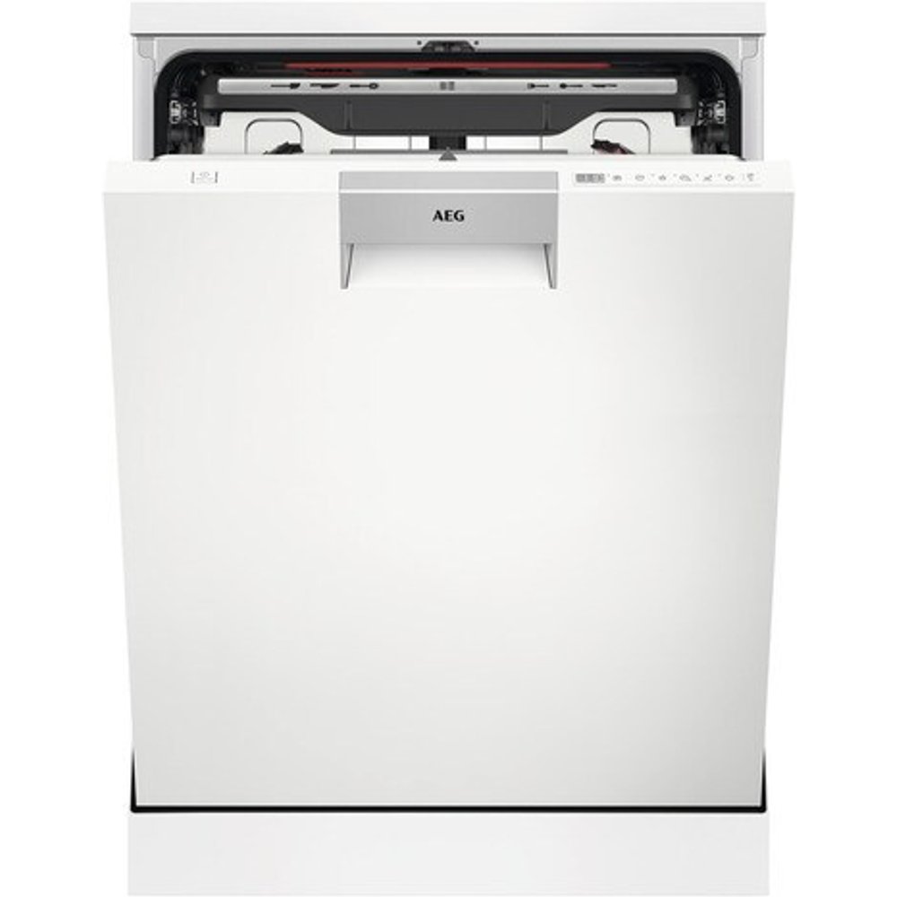 AEG Lavavajillas de 60 cm Serie 7000 GlassCare para 14 cubiertos FFB75717PW