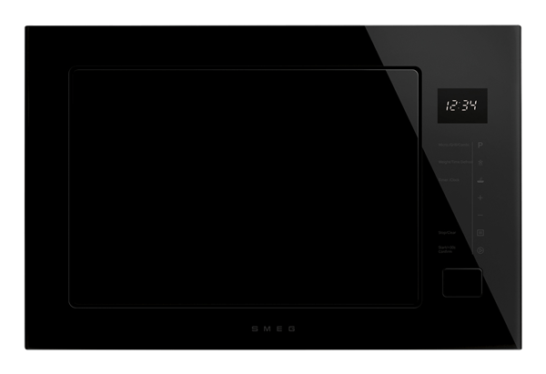 HORNO MICROONDAS CON GRILL SMEG FMI225BI 20 LITROS NEGRO