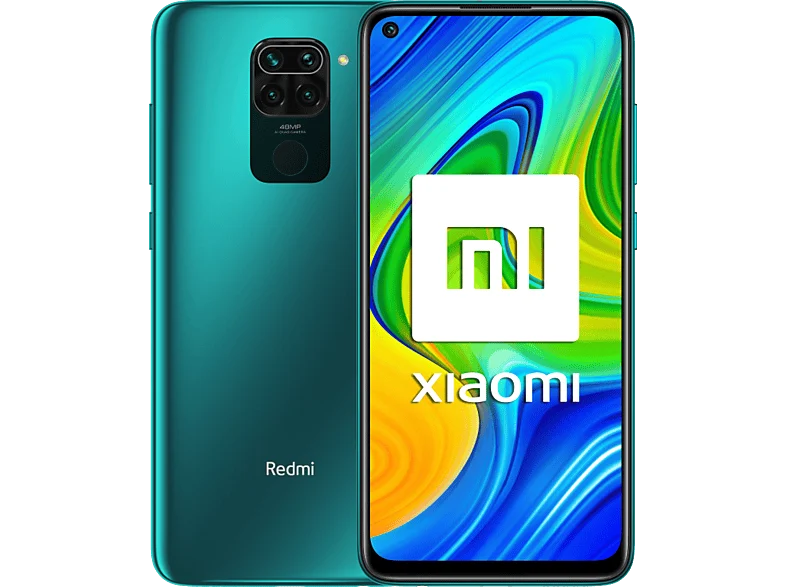 Móvil - Xiaomi Redmi Note 9, Verde, 64 GB, 3 GB RAM, 6.53" Full HD+, Helio G85, 5020 mAh, Android