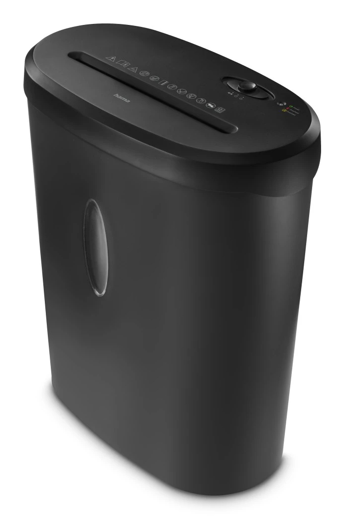 Destructora de papel - Hama Safe X120, 15L, 72 dB, Tritura Tarjetas, CD, Discos Blu-Ray y DVD, Negro