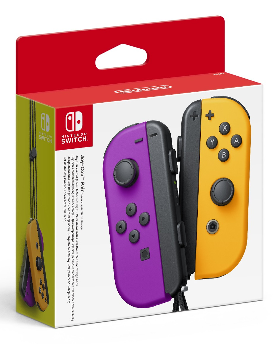 Nintendo Switch Joy-Con Morado/ Naranja - Gamepad: imagen 3