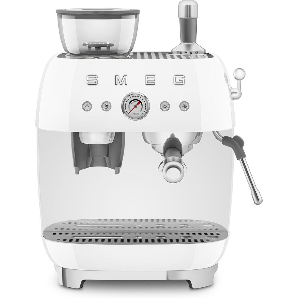 Smeg - Cafetera espresso manual Smeg 50'Style EGF03 con molino.