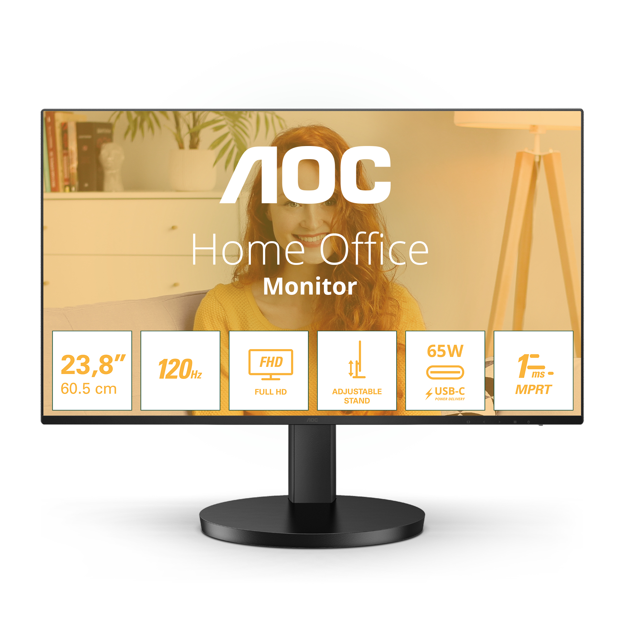 AOC B3 24B3CF2 pantalla para PC 60,5 cm (23.8") 1920 x 1080 24B3CF2