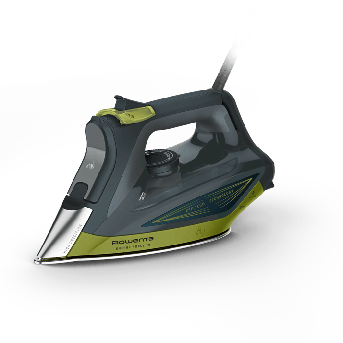 Rowenta Energy Force 70 de Rowenta, Plancha de vapor, potente golpe de vapor de 200 g/min, ahorro de energía