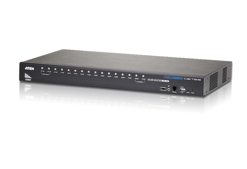 ATEN CS17916-AT-G interruptor KVM Negro CS17916-AT-G