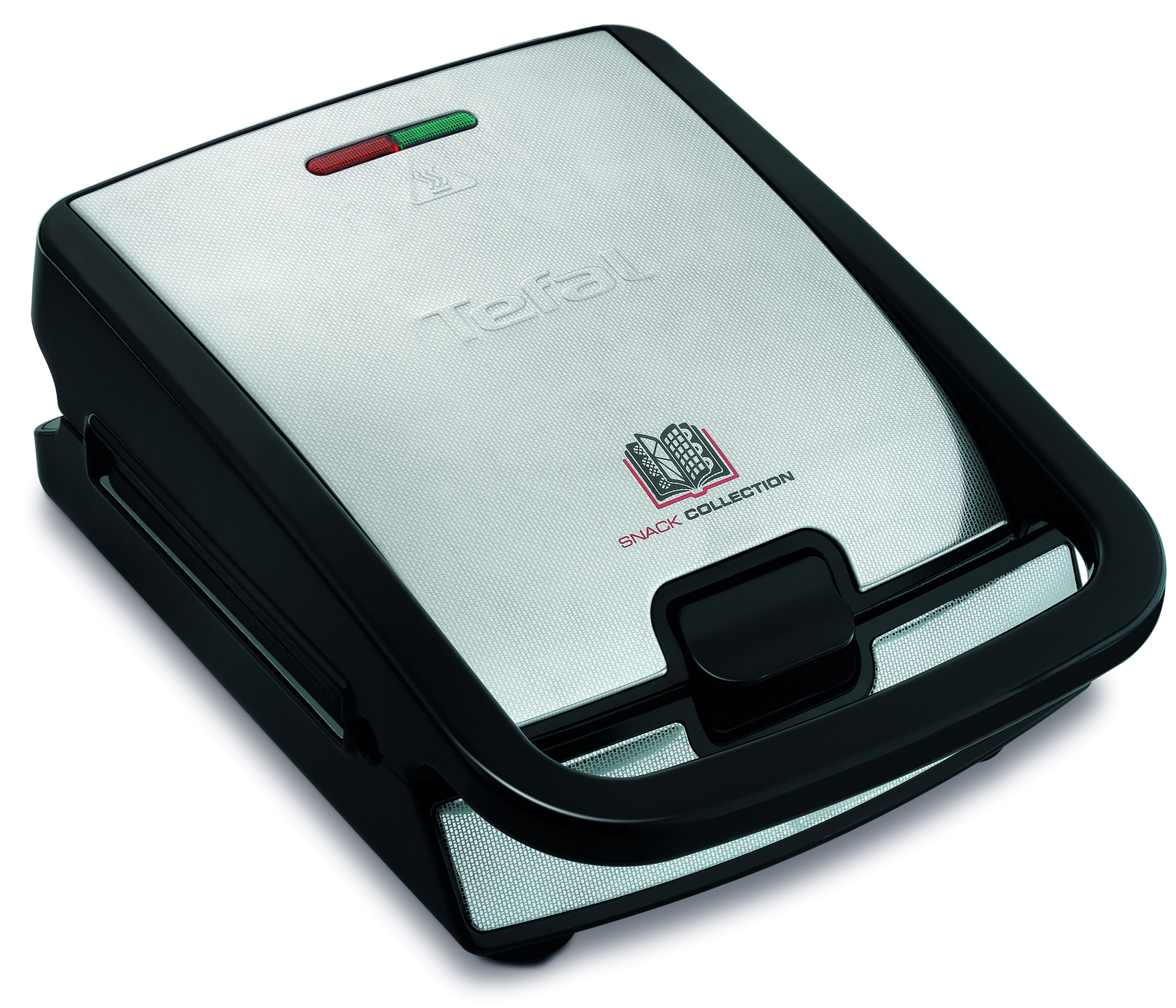 Tefal Snack Collection, Sandwichera y gofrera, 2 placas antiadherentes, Inox