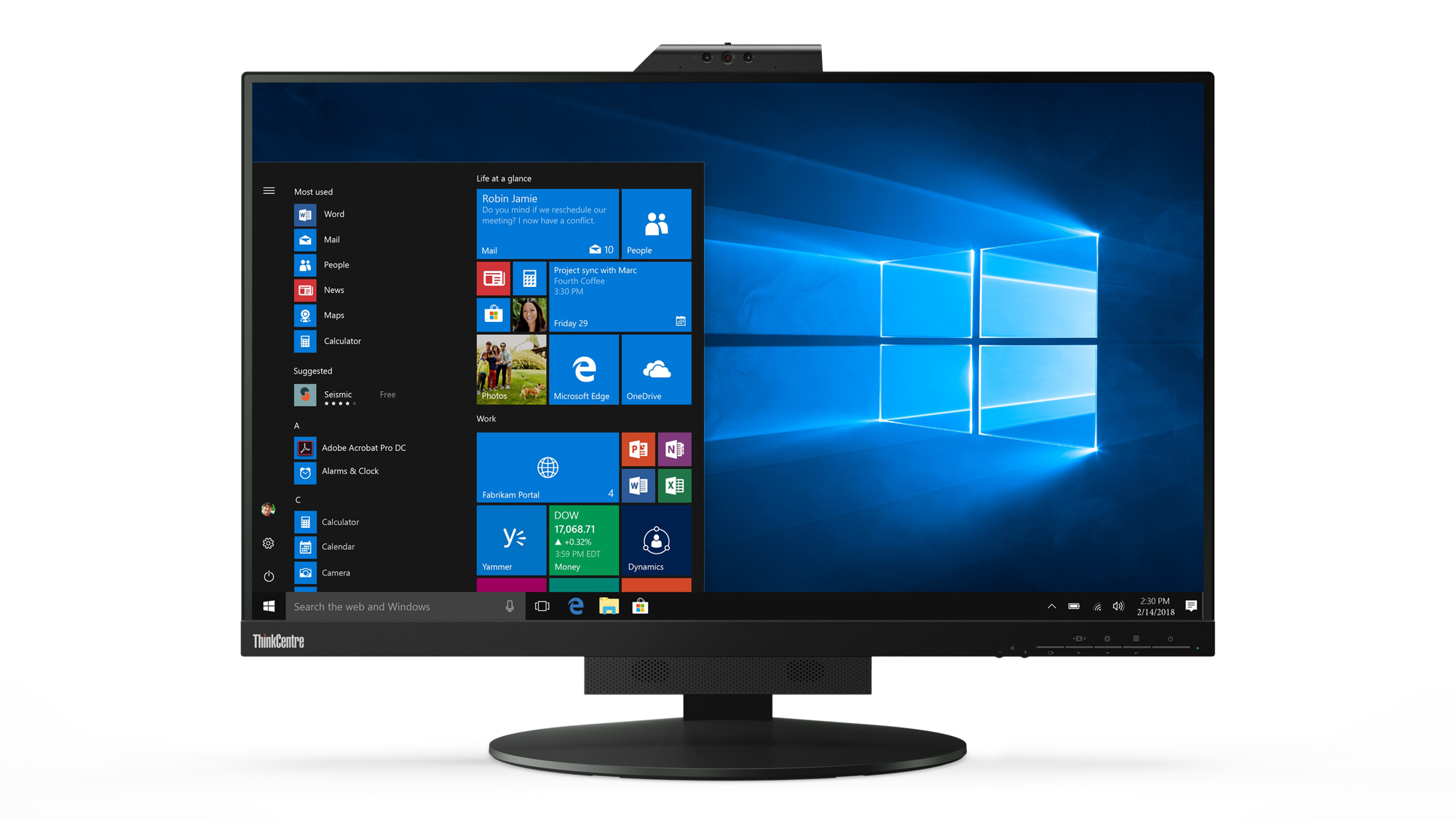 Lenovo ThinkCentre Tiny-In-One 27 68,6 cm (27") 2560 x 1440 11JHRAT1EU
