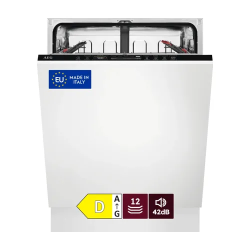 AEG - Lavavajillas integrable AEG 12 servicios, 7 programas, 60 cm - FSE63307P.