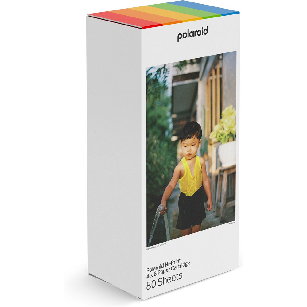 Polaroid - Papel Fotográfico adhesivo Polaroid para Hi Print, 80 fotos.