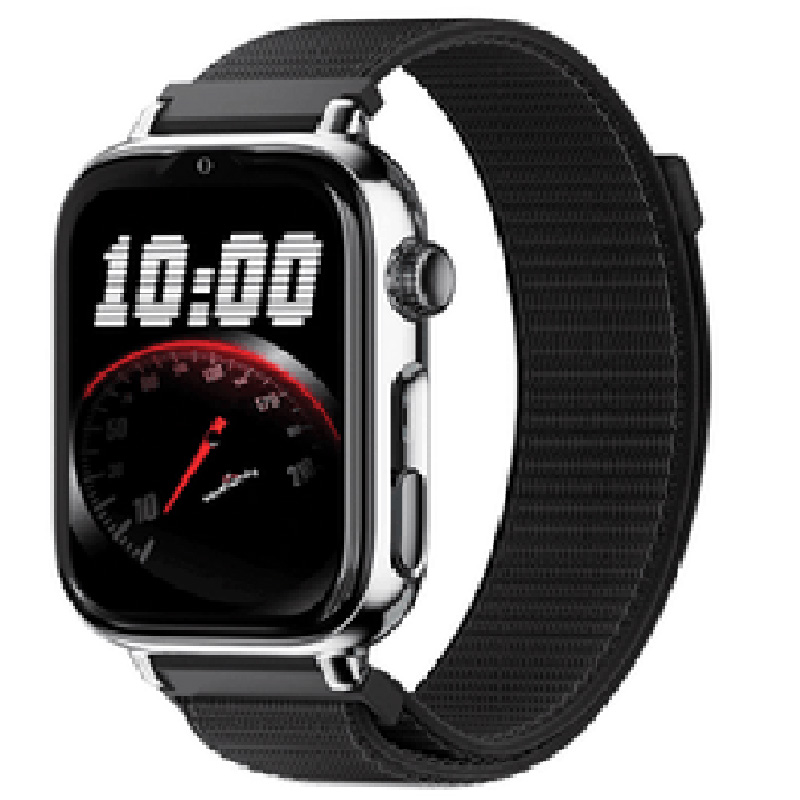 SaveFamily SaveWatch Plus 2 Reloj Inteligente para ni os 4G Esfera Plata correa Tela Negra