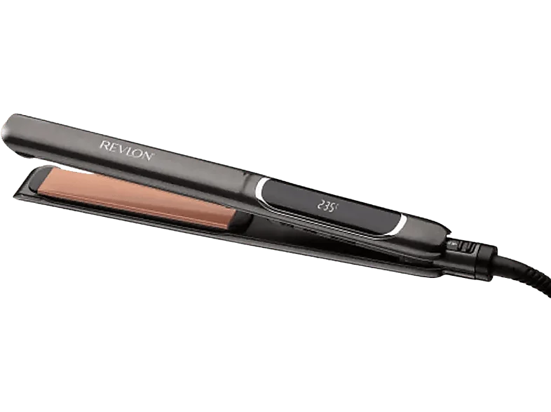 Plancha de pelo - Revlon RVST2175E, 235ºC, Revestimiento cerámica, 30 Configuraciones, 10s, Negro