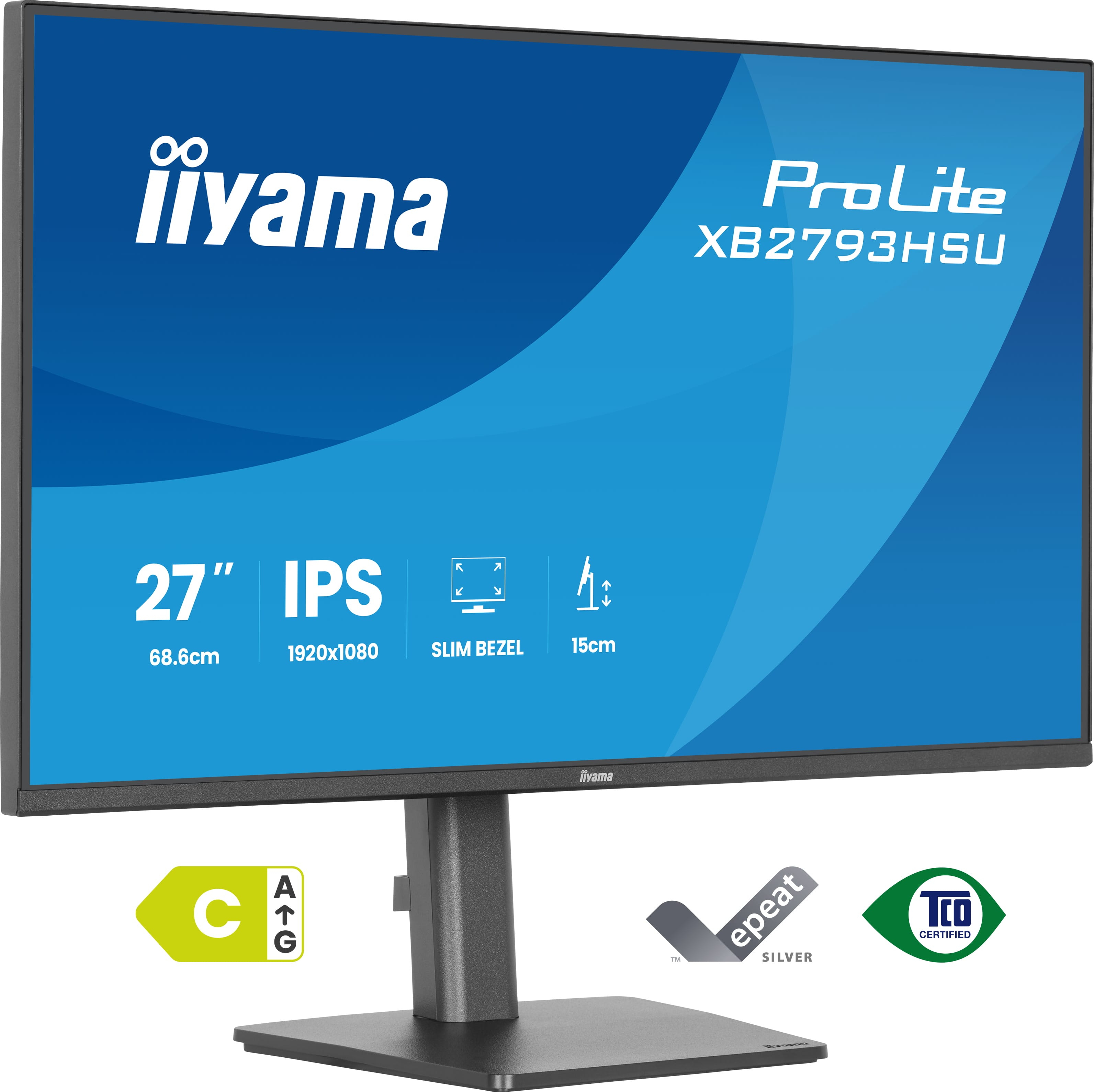iiyama XB2793HSU-B1 Monitor ProLite 27" IPS FHD 350cd XB2793HSU-B1