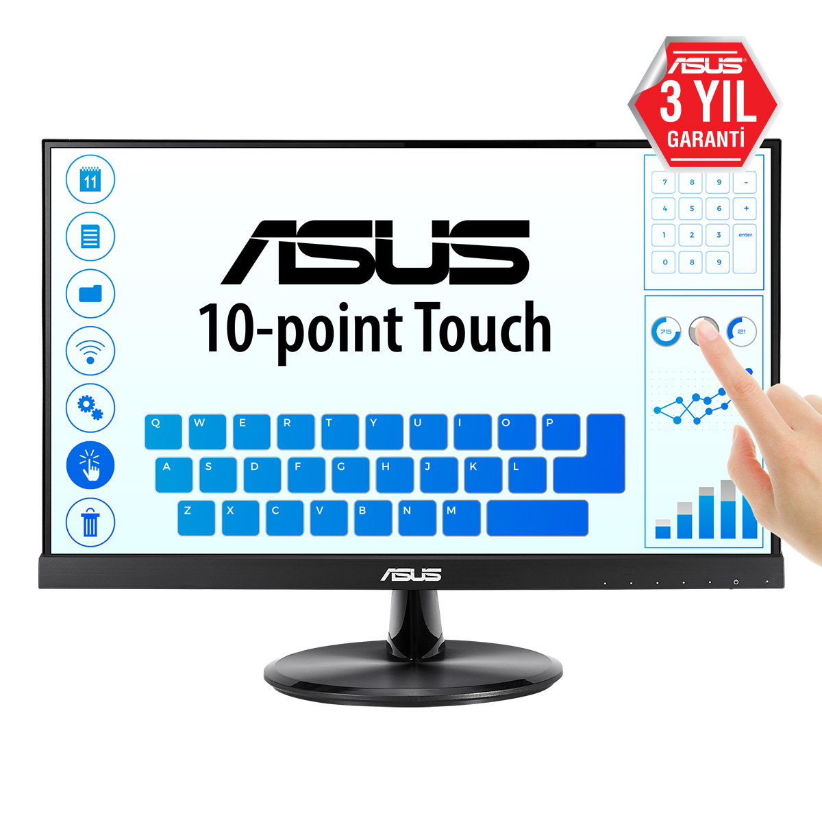 Asus VT229H 21.5" IPS Full HD HDMI VGA Altavoces Táctil