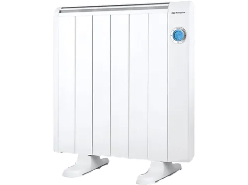 Emisor térmico - Orbegozo RRE 1010, 1000W, 6 elementos, Pies de apoyo, Mando a distancia, Blanco