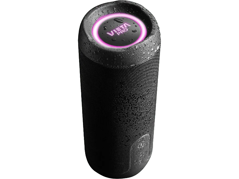 Altavoz inalámbrico - Vieta Goody 4, 30 W, Bluetooth, 13 h Autonomía, Conexión Dual, Negro