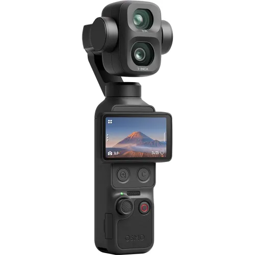 Cámara deportiva - DJI Osmo Pocket 4P Combo estándar, 4K/240fps, Autonomía 210 min, CMOS 1", Active Track 8.0, Estabilización mecánica 3 ejes, Negro