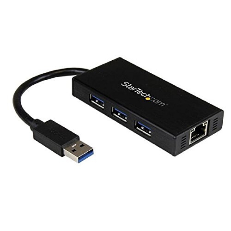 StarTech 3 Puertos USB 3.0 + 1 Red Ethernet Gigabit - HUB