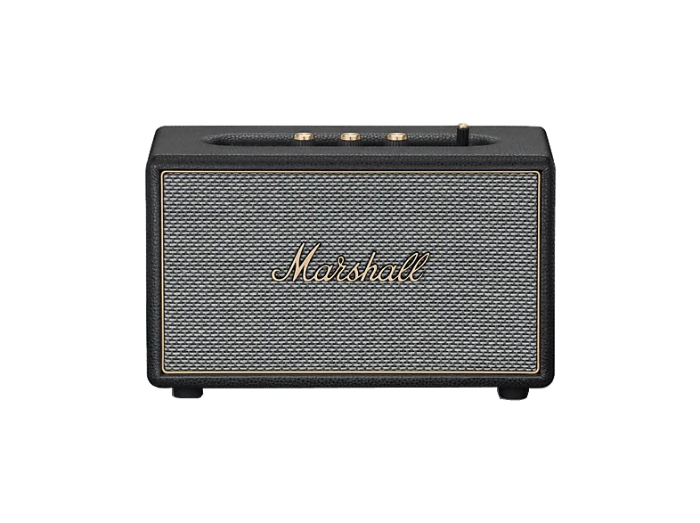 Altavoz estéreo - Marshall Acton IV, 110 W, 1 woofer clase D de 60W y 2 tweeters 25W, BT, AUX RCA, Negro