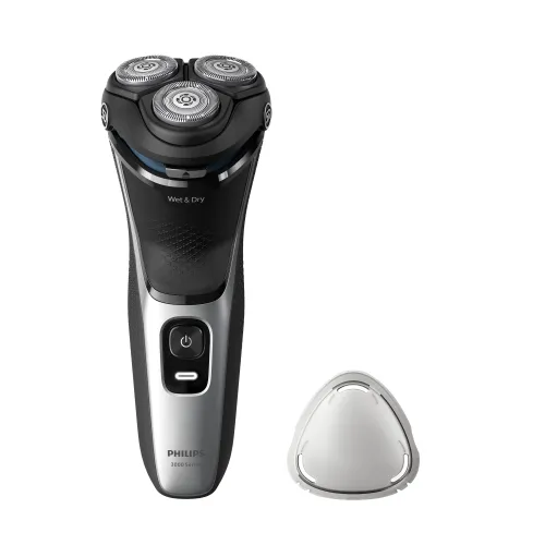 AFEITADORA PHILIPS S3143/00 3 CABEZALES FLEXIBLES 5D USO EN HUMEDO Y SECO INALAMBRICA RECARGABLE