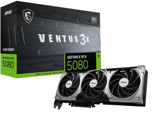 MSI GeForce RTX 5080 Ventus 3X OC 16GB GDDR7 DLSS4 V531-095R